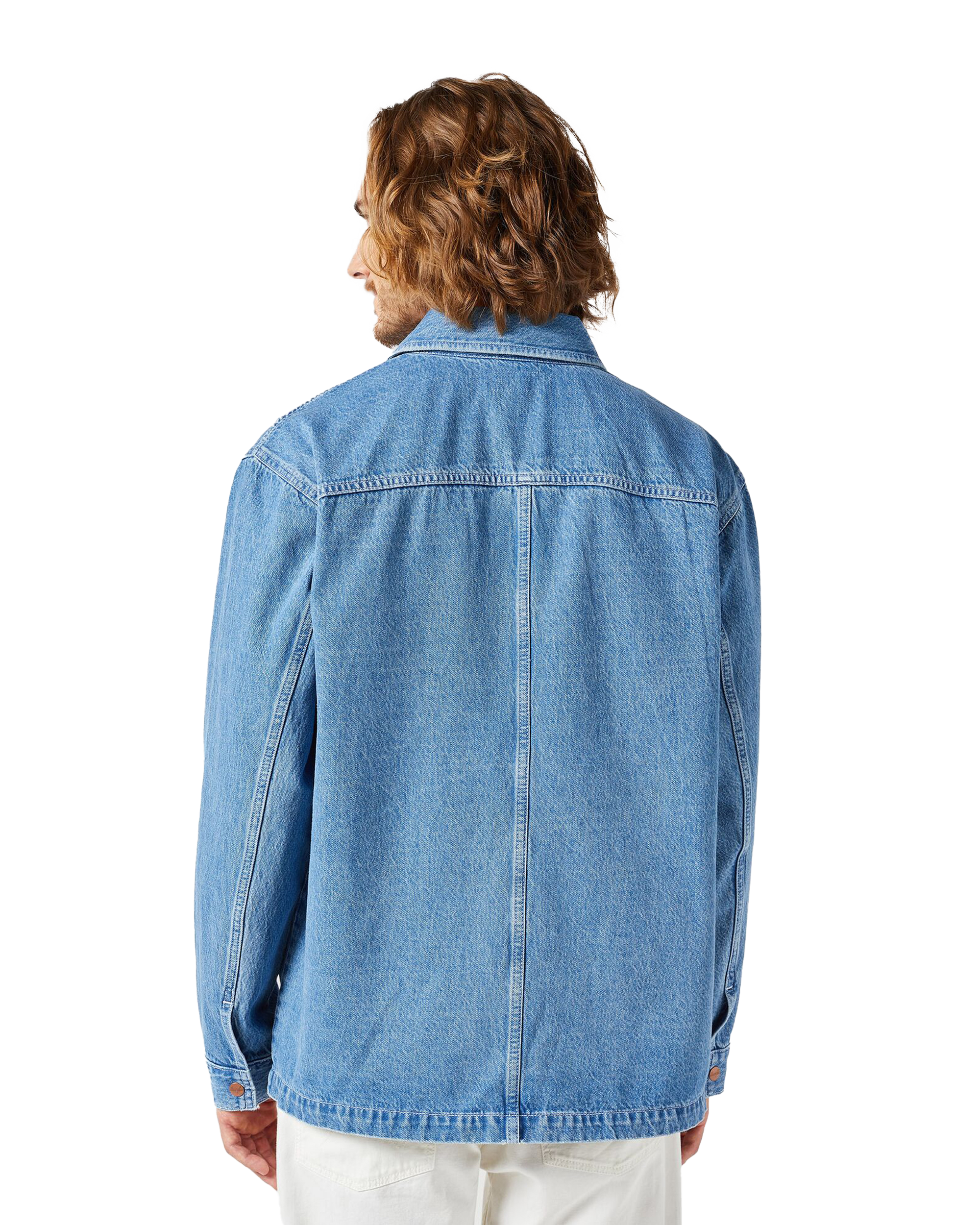 The Wrangler Mens Casey Jones Jacket in Blue | Anns Cottage