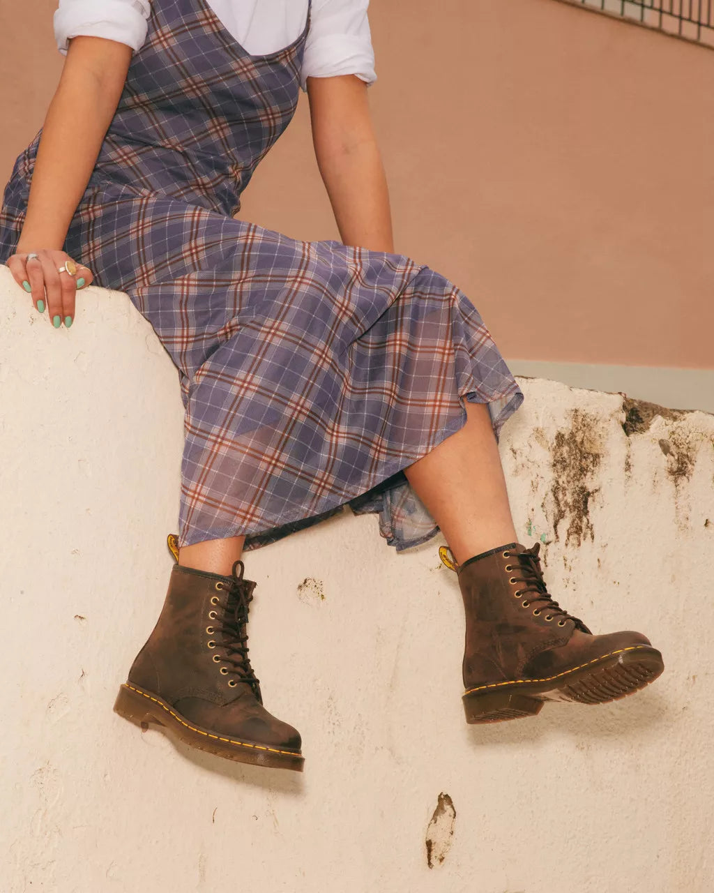 The Dr Martens Womens Womens 1460 Gaucho Crazy Horse Boots in Multi Anns Cottage Ann s Cottage