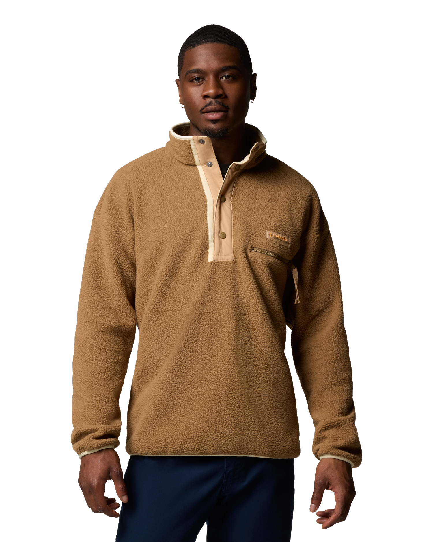 The Columbia Helvetia™ II Half Snap Fleece Jacket in Brown | Anns