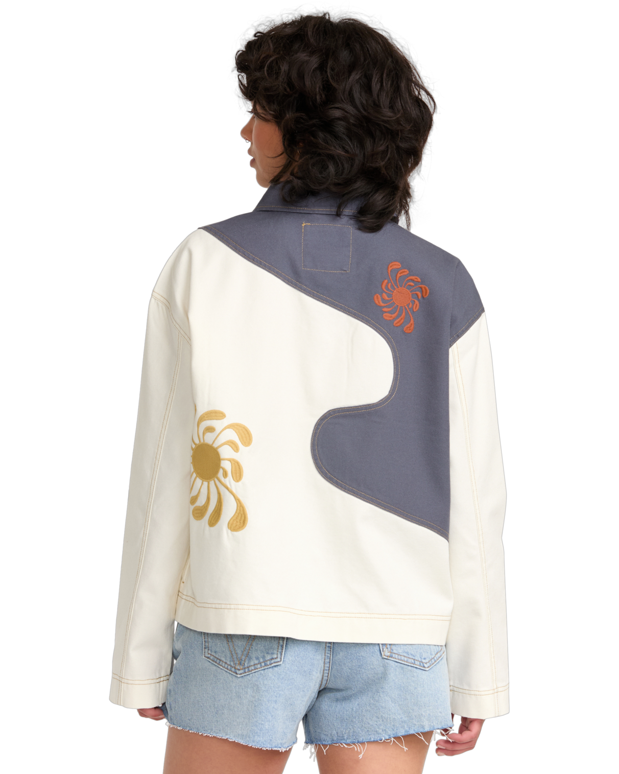 The RVCA Lauryn Alvarez Shacket in White Anns Cottage – Ann's