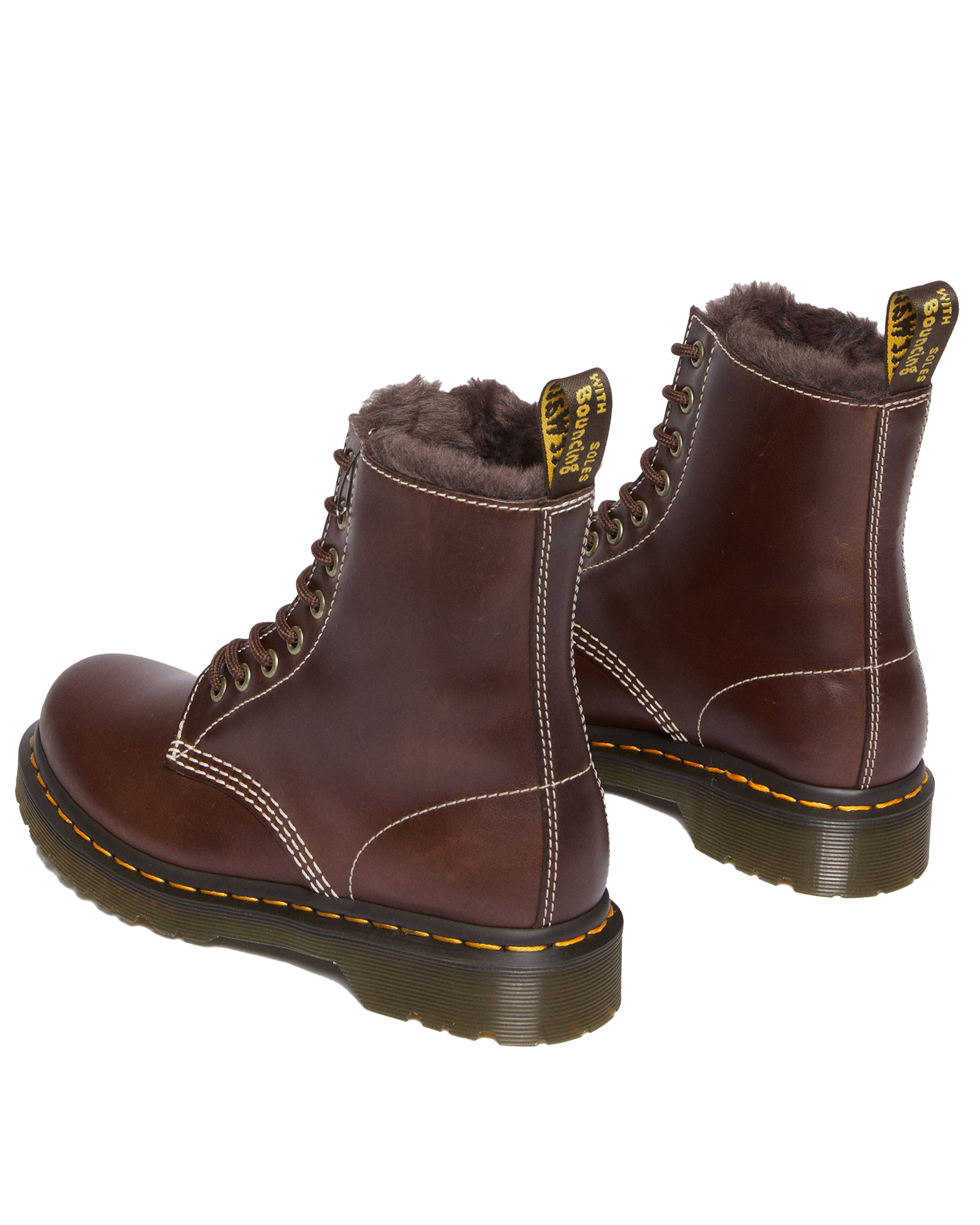 The Dr Martens Womens 1460 Serena Classic Boot in Brown Anns Cottage Ann s Cottage