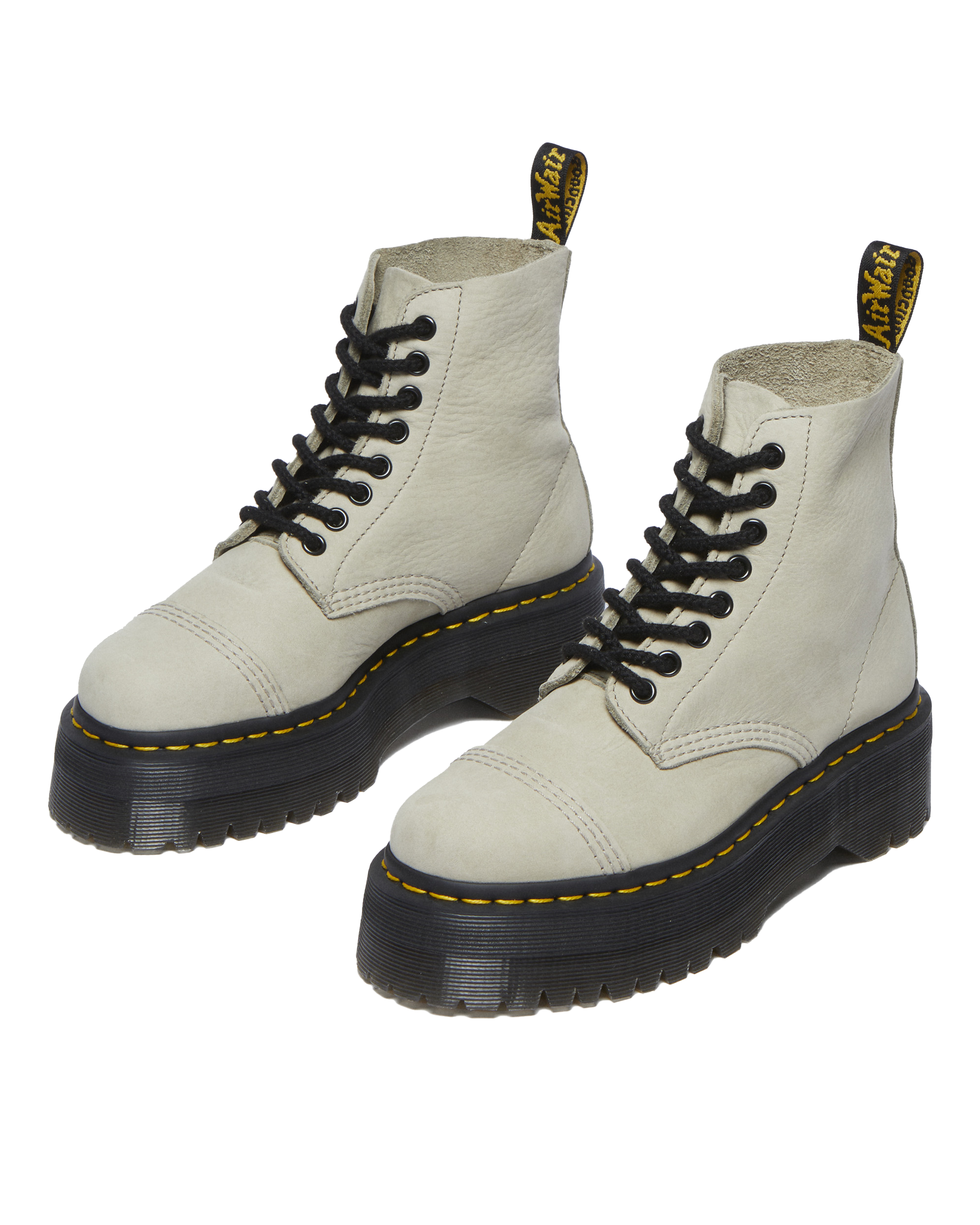The Dr Martens Sinclair Buttersoft Boots in Cream Anns Cottage