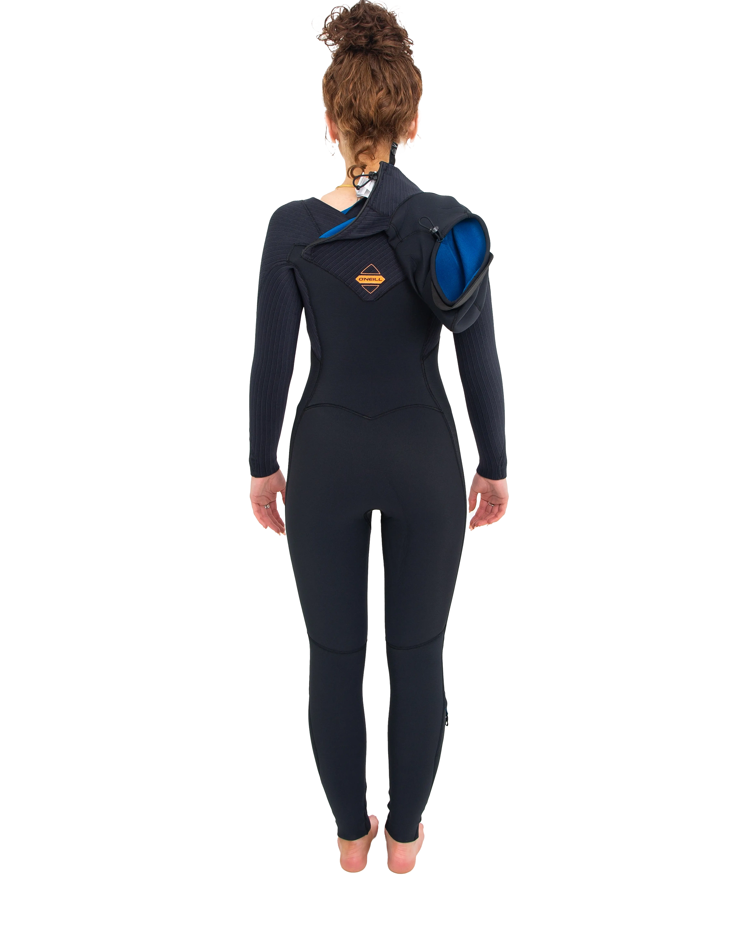 The O'Neill Womens Womens HyperFreak 5/4mm+ Hooded Chest Zip
