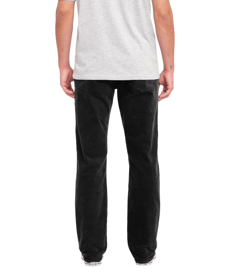 The Volcom Solver Pocket Cord Trousers in Black Anns Cottage