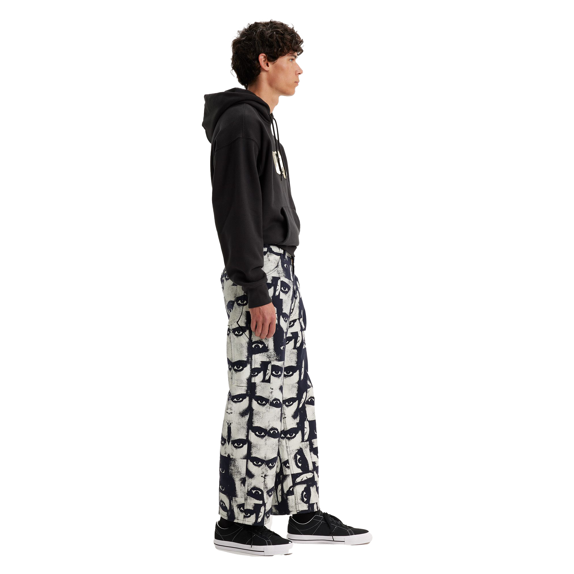 Levi's Hemp 100% Wide Silhouette Pants 501® Original Fit Selvedge