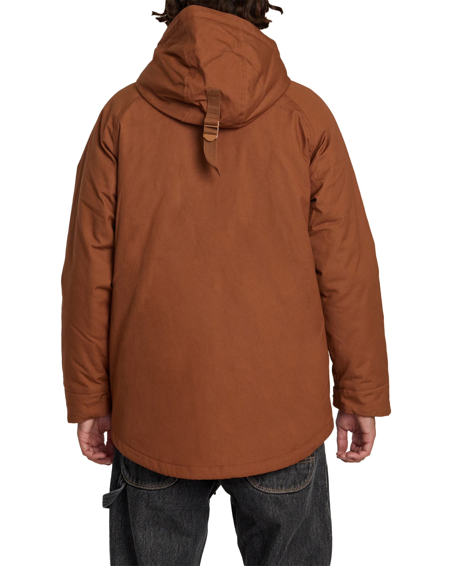 The RVCA Mens Chainmail Commuter Jacket in Brown | Anns