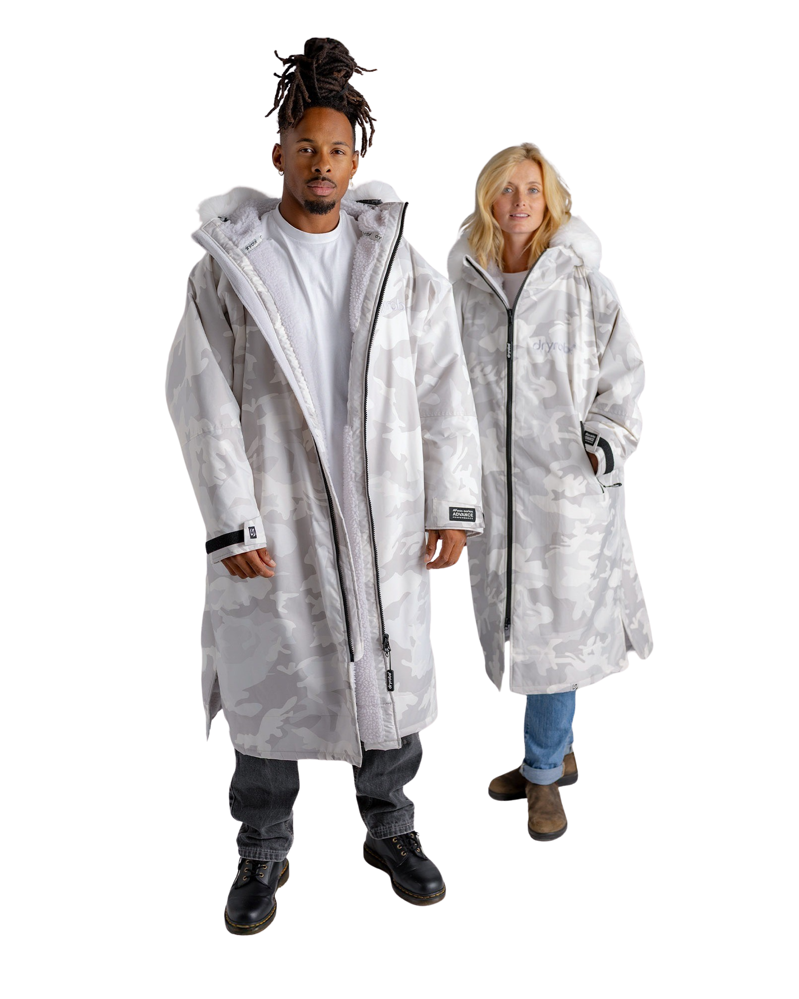 Dryrobe Advance Long Sleeve White Camo main image 0