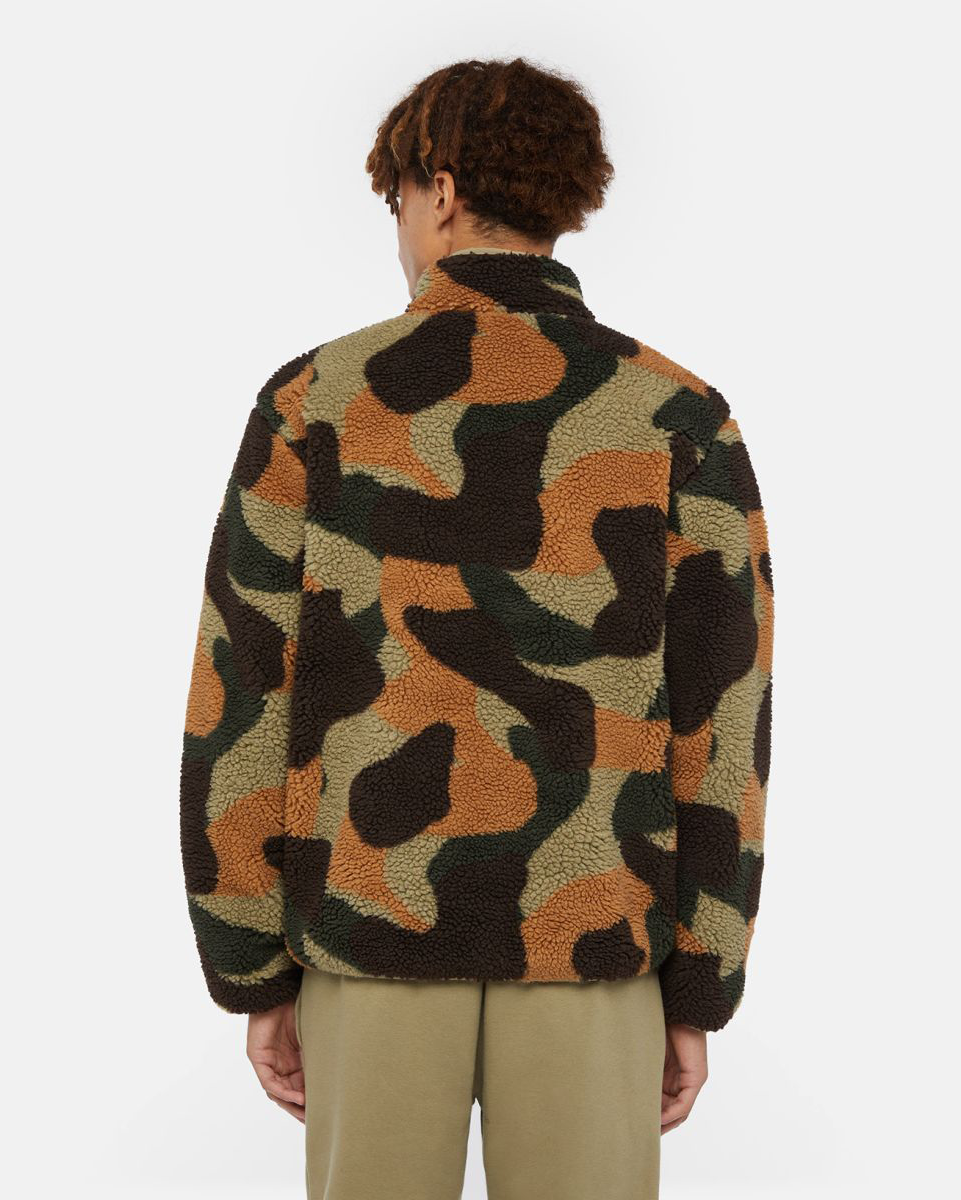 The Dickies Mount Hope Zip Fleece Jacket in Multi | Anns Cottage