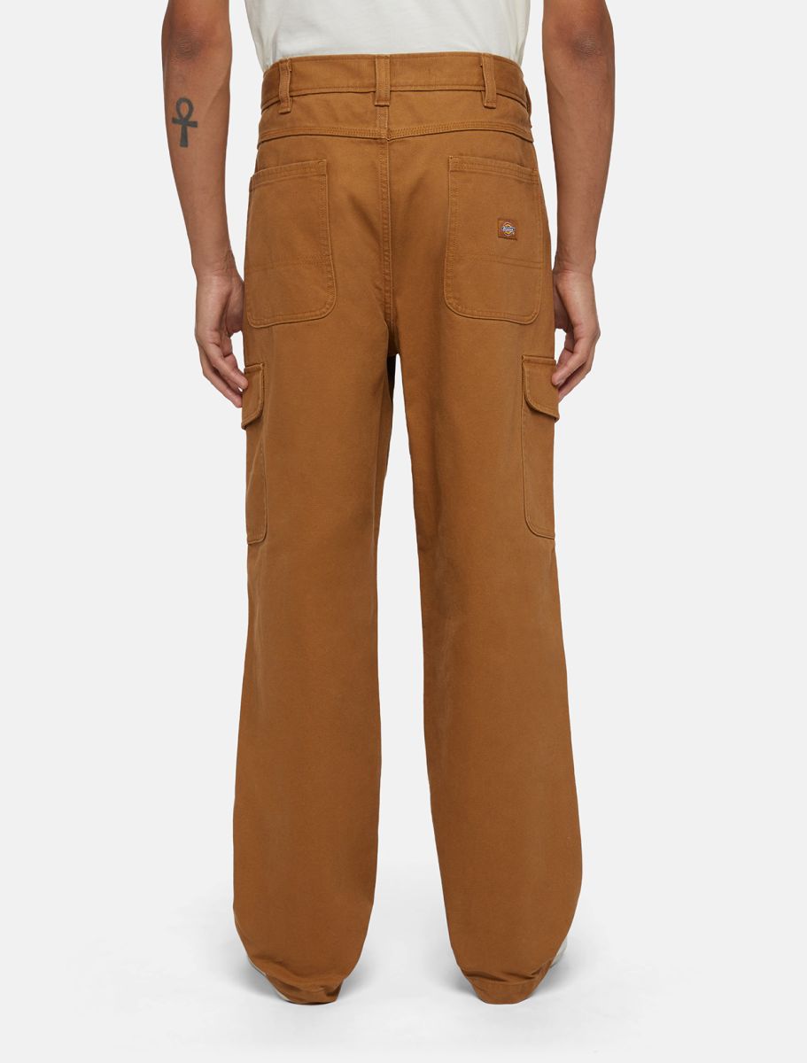 The Dickies Duck Canvas Cargo Trousers in Brown Anns Cottage