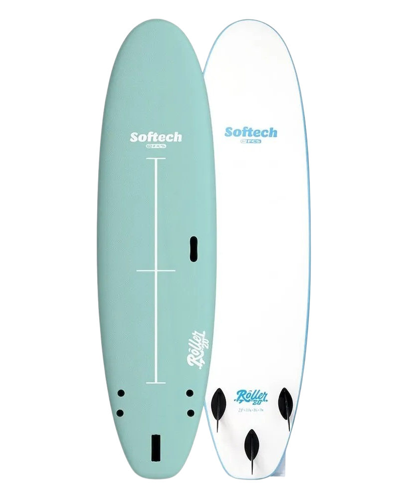 The Softech Roller 2.0 7'0" Softboard in Green | Anns Cottage – Ann's ...