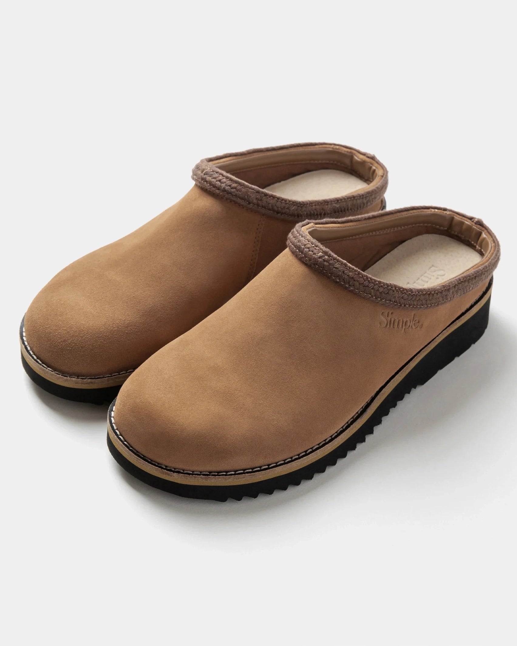 The Simple Original Suede Clogs in Brown Anns Cottage Ann s Cottage