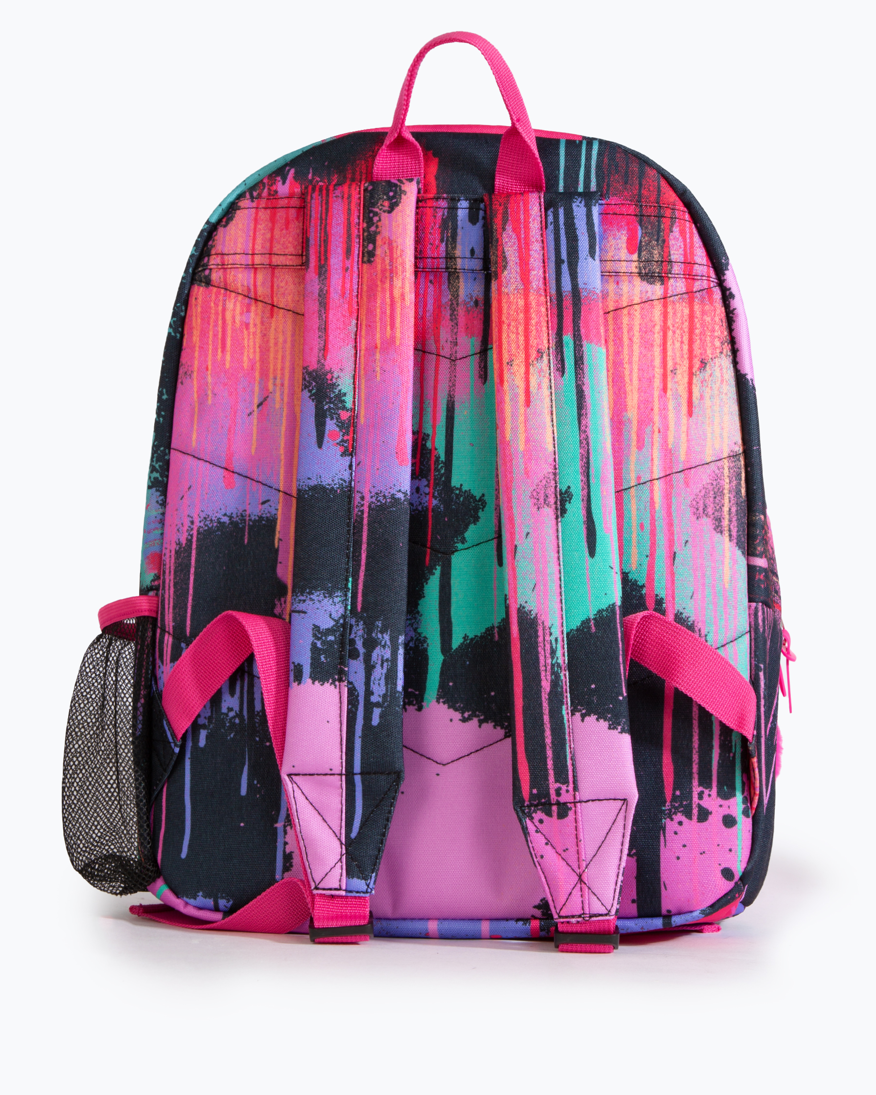 The Hype Spray Paint V2 Badge Backpack in Black Anns Cottage
