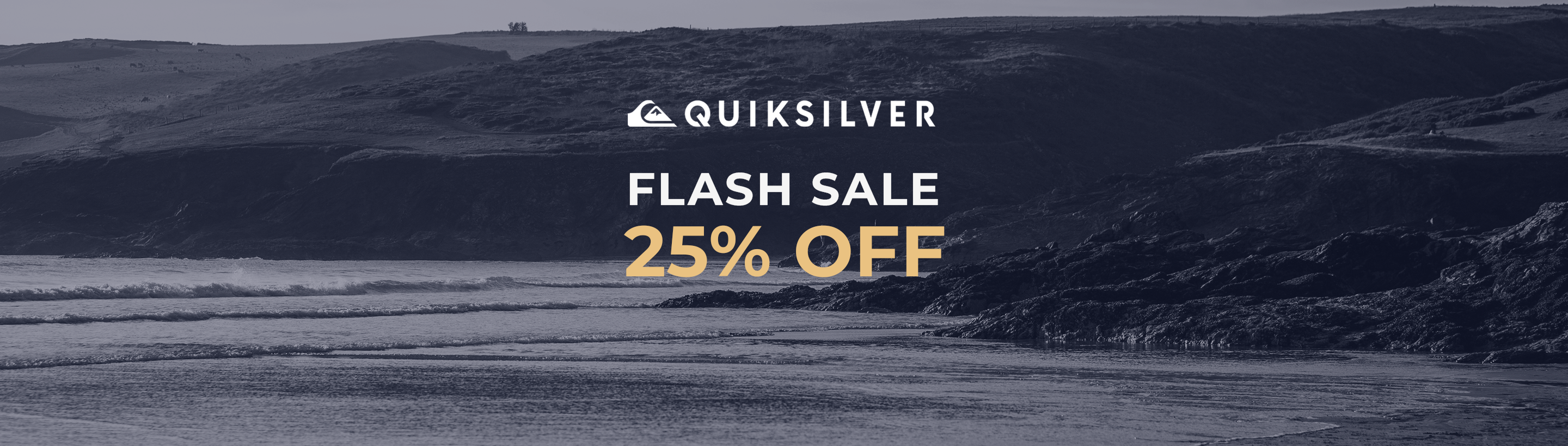 Quiksilver Flash Sale 25% OFF