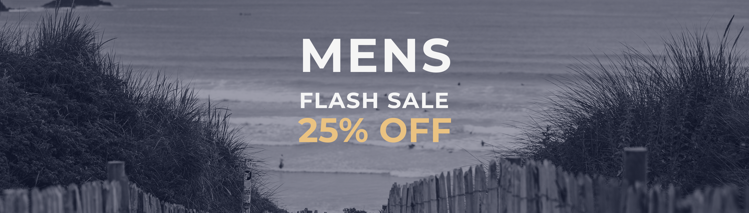 Mens Flash Sale 25% OFF