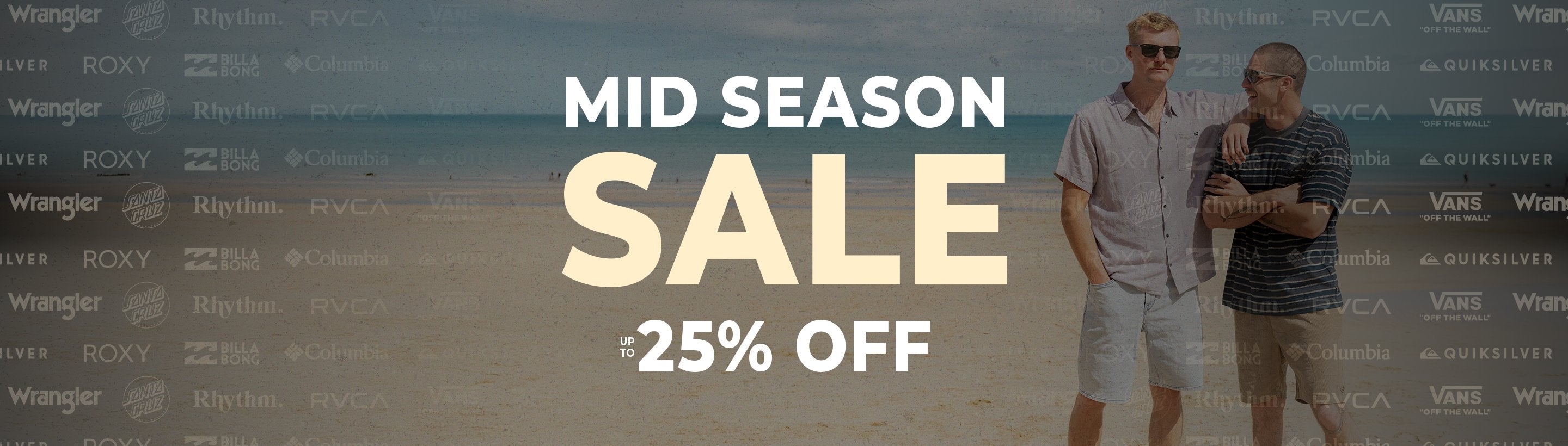 25% Off Men’s Summer Essentials