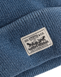 The Levi's® Mens Backpatch Beanie in Dusky Indigo