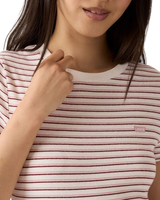 The Levi's® Womens Essential Housemark T-Shirt in Gianna Stripe Zephyr