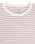 The Levi's® Womens Essential Housemark T-Shirt in Gianna Stripe Zephyr