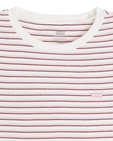 The Levi's® Womens Essential Housemark T-Shirt in Gianna Stripe Zephyr