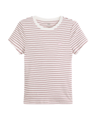 The Levi's® Womens Essential Housemark T-Shirt in Gianna Stripe Zephyr