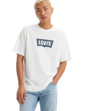 The Levi's® Mens Vintage Batwing Graphic T-Shirt in Vintage Indigo Batwing White