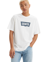 The Levi's® Mens Vintage Batwing Graphic T-Shirt in Vintage Indigo Batwing White