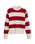 The Levi's® Womens Rocket Jumper in Charlotte Stripe Scarlet
