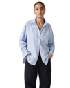 The Levi's® Womens Harlie Boyfriend Shirt in Chambray Blue