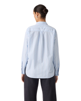 The Levi's® Womens Harlie Boyfriend Shirt in Chambray Blue