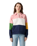 The Levi's® Womens Graphic Popover Sweatshirt in Navy