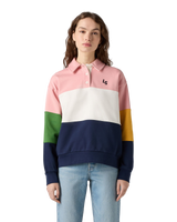 The Levi's® Womens Graphic Popover Sweatshirt in Navy