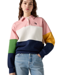 The Levi's® Womens Graphic Popover Sweatshirt in Navy