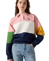 The Levi's® Womens Graphic Popover Sweatshirt in Navy