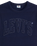 The Levi's® Womens Graphic Tabor T-Shirt in 1873 Raw Edge Applique Indigo