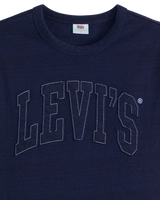 The Levi's® Womens Graphic Tabor T-Shirt in 1873 Raw Edge Applique Indigo