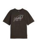 The Levi's® Womens Graphic Tabor T-Shirt in Howdy Script Pirate Black