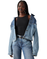 The Levi's® Womens Shrunken 90s Trucker Jacket in Ironic Iconic