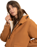 EVO Pro Slimline Parka in Caramel