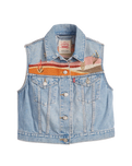 The Levi's® Womens Embroidered Gilet in Desert Utopia