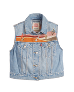 The Levi's® Womens Embroidered Gilet in Desert Utopia