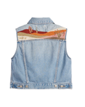 The Levi's® Womens Embroidered Gilet in Desert Utopia