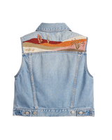 The Levi's® Womens Embroidered Gilet in Desert Utopia