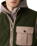 Joonie Sherpa Gilet in Deep Depths