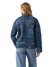 Lottie Liner Jacket in Emme Patchwork Bandana Dark Indigo