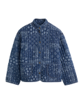Lottie Liner Jacket in Emme Patchwork Bandana Dark Indigo