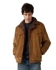 Durham Short Coat Jacket in Bison