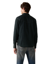 Smiley Western Shirt in Caridad Washed Black