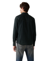 Smiley Western Shirt in Caridad Washed Black