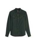 Smiley Western Shirt in Caridad Washed Black