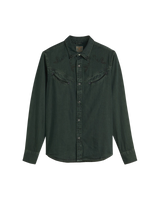 Smiley Western Shirt in Caridad Washed Black